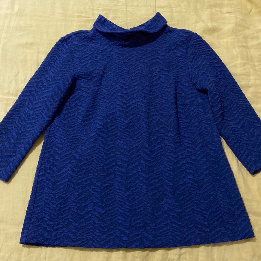 J. McLaughlin. Navy blue blouse